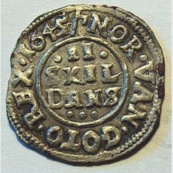 2 skilling 1645