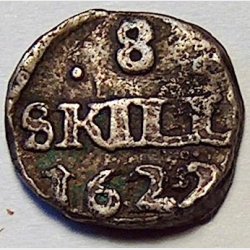 8 skilling 1622