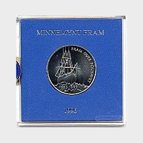 1996 5 krone  Fram. Sandhill pakning.