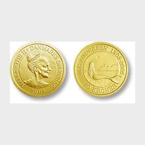 Eventyrmnt, Den lille havfrue, guld.