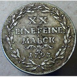 Anhalt-Bernburg 2/3 Thaler 1793