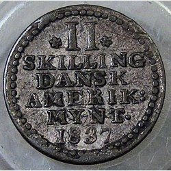 2 skilling 1837  DWI