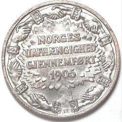 Norge 2 krone 1906, Norges uafhngighed