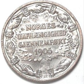 Norge 2 krone 1906, Norges uafhngighed