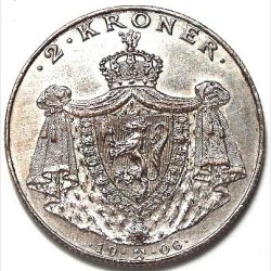 Norge 2 krone 1906, Norges uafhngighed